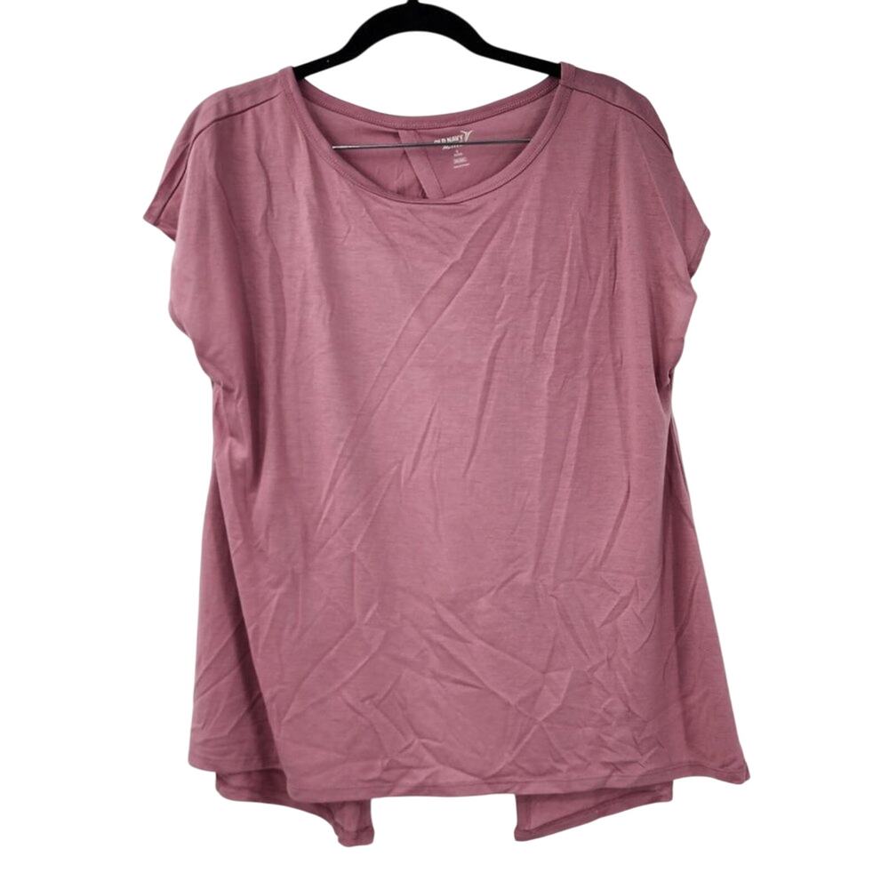 OLD NAVY ACTIVE Athletic Workout Tie Back T-Shirt Womens Size Small Petite SP